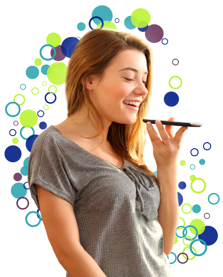 Woman talking on phone